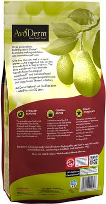 Show full view: AvoDerm Original Lamb Meal & Brown Rice Recipe Adult Dry Dog Food, 4.4-lb bag slide 3 of 10