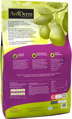 Show full view: AvoDerm Weight Support Chicken Meal & Brown Rice Recipe Dry Dog Food, 28-lb bag slide 3 of 10