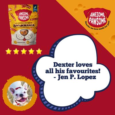 Show full view: Awesome Pawsome Baconmania Dog Treats, 3-oz bag slide 10 of 12