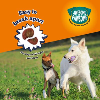 Show full view: Awesome Pawsome Beefy Bites Dog Treats, 3-oz bag slide 9 of 12