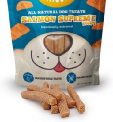 Show full view: Awesome Pawsome Salmon Supreme Recipe Dog Treats, 3-oz bag slide 4 of 11