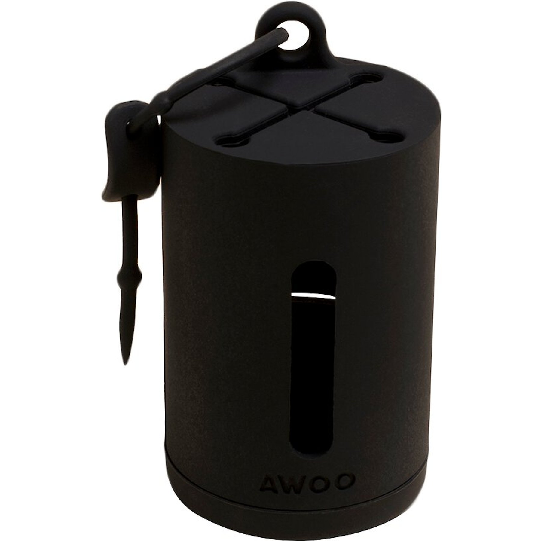 Awoo AwPoo Dog Poop Bag Holder, Black