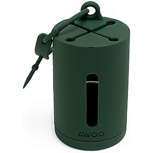 Awoo AwPoo Dog Poop Bag Holder, Pine