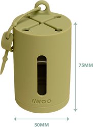 Awoo AwPoo Dog Poop Bag Holder, Spice slide 2 of 7