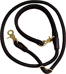 Awoo City Standard Dog Leash, 5-ft long, Black slide 1 of 9