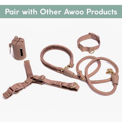 Show full view: Awoo City Standard Dog Leash, 5-ft long, Mocha slide 2 of 2