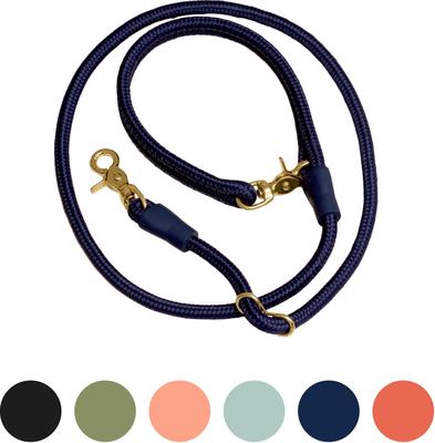 Show full view: Awoo City Standard Dog Leash, 5-ft long, Navy slide 8 of 9