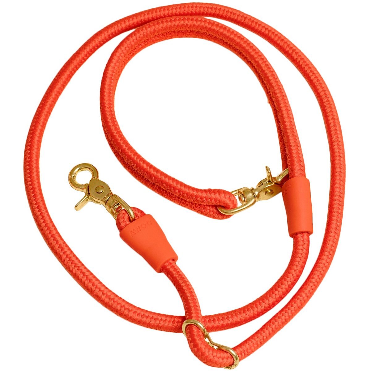 Awoo City Standard Dog Leash, 5-ft long, Spice