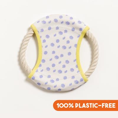 Show full view: Awoo Dizzy Disc Organic Cotton Frisbee Dog Toy slide 1 of 6