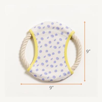 Show full view: Awoo Dizzy Disc Organic Cotton Frisbee Dog Toy slide 2 of 6