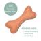 Show in main carousel: Awoo Felt Toy Bones Dog Toy, bundle of 2, Peach slide 7 of 10