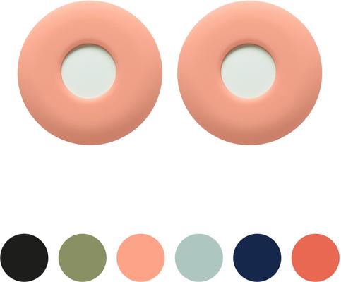 Show full view: Awoo Fetch! AirTag Holder for Dog Collar, 2 count, Peach slide 1 of 9