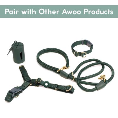 Show full view: Awoo Fetch! AirTag Holder for Dog Collar, 2 count, Pine slide 6 of 8