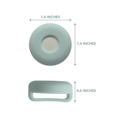 Show full view: Awoo Fetch! AirTag Holder for Dog Collar, 2 count, Slate slide 2 of 8