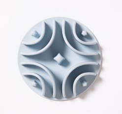 Awoo Good Vibes Silicone Dog & Cat Slow Feeder Bowl Insert, Sky