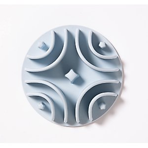 Awoo Good Vibes Silicone Dog & Cat Slow Feeder Bowl Insert, Sky