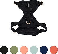 Awoo Huggie Front Clip Dog Harness, Black, X-Small