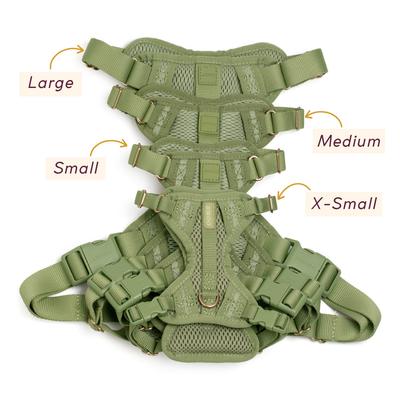 Show full view: Awoo Huggie Front Clip Dog Harness, Mauve, X-Small: 12.5 to 15.5-in chest slide 3 of 6