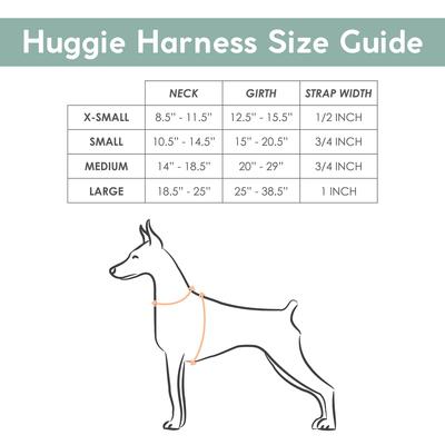Show full view: Awoo Huggie Front Clip Dog Harness, Mocha, Large: 25 to 38.5-in chest slide 5 of 6