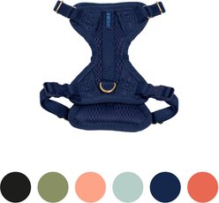Awoo Huggie Front Clip Dog Harness, Navy, X-Small