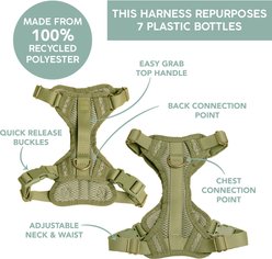 Awoo Huggie Front Clip Dog Harness, Slate, Large: 25 to 39-in chest slide 2 of 9