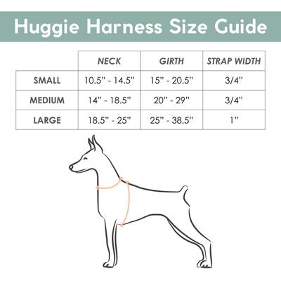 Show full view: Awoo Huggie Front Clip Dog Harness, Slate, Medium: 20 to 29-in chest slide 9 of 11