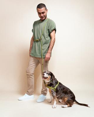 Show full view: Awoo Infinity Standard Dog Leash, 7-ft long, Black slide 4 of 11