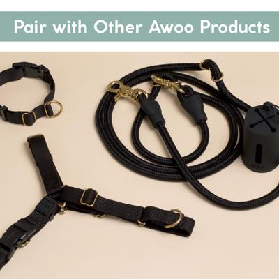 Show full view: Awoo Infinity Standard Dog Leash, 7-ft long, Black slide 10 of 11