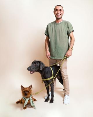 Show full view: Awoo Infinity Standard Dog Leash, 7-ft long, Navy slide 4 of 10