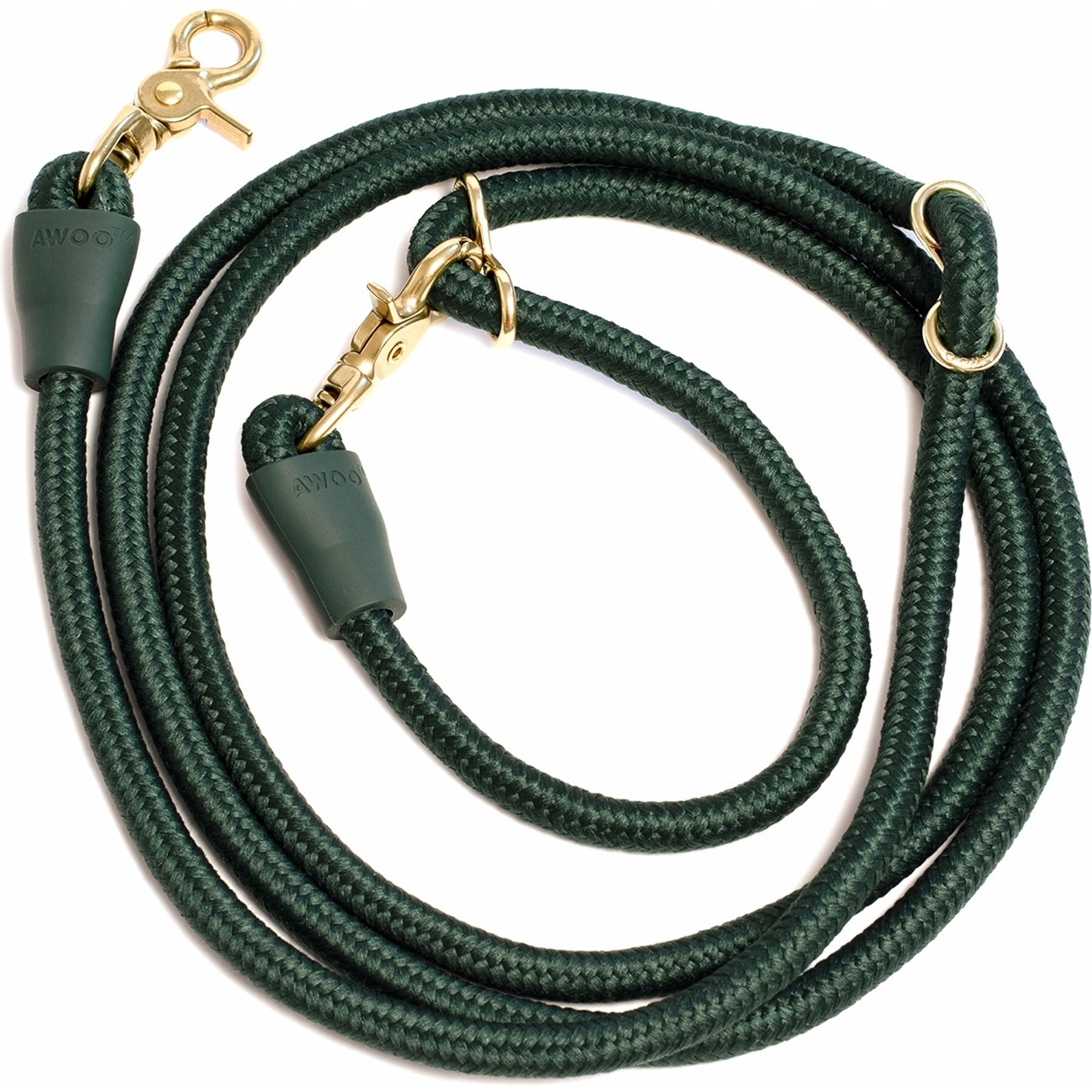 Awoo Infinity Standard Dog Leash, 7-ft long, Pine