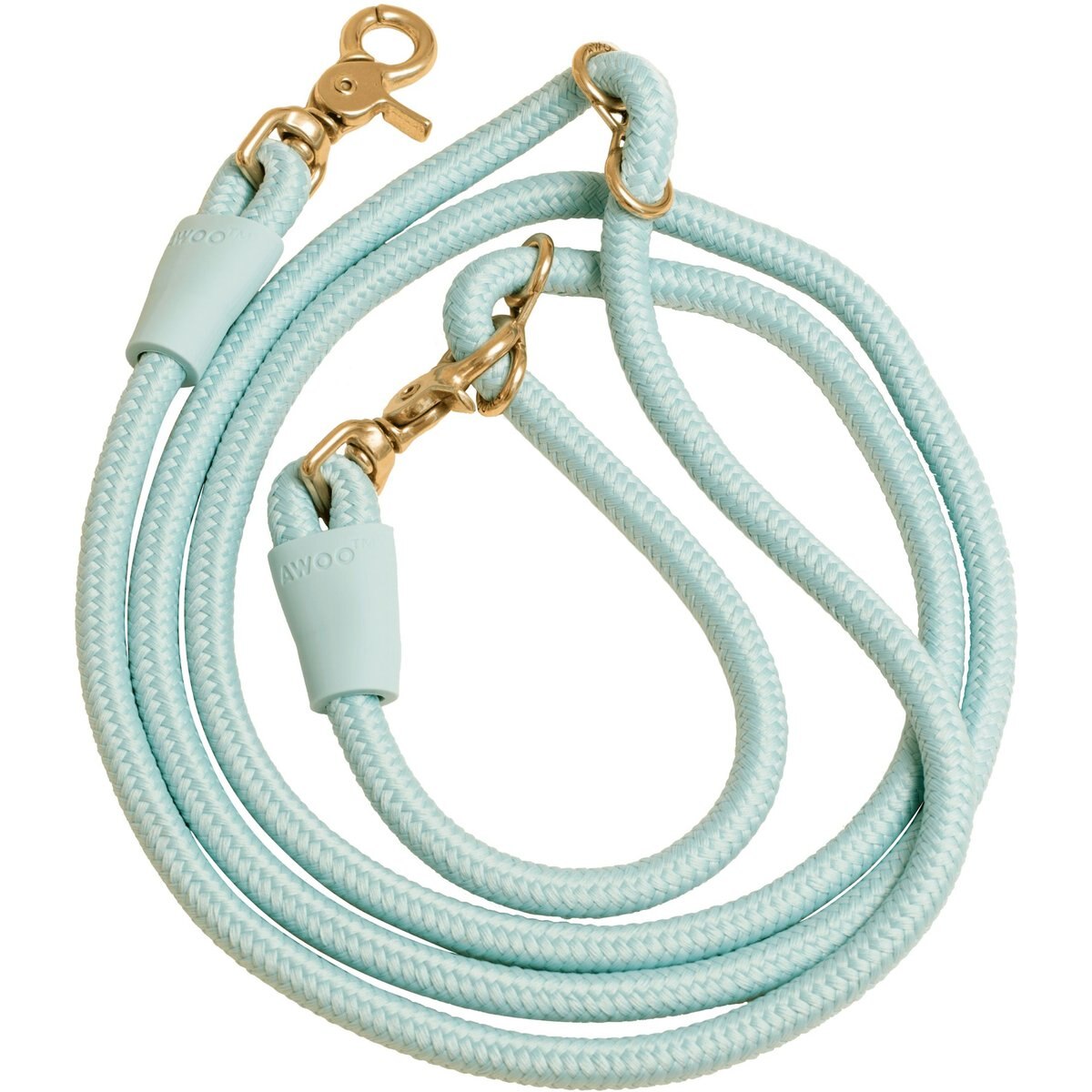Awoo Infinity Standard Dog Leash, 7-ft long, Slate