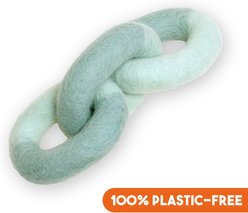 Awoo Link Felt Dog Tug Toy, Aqua, Large