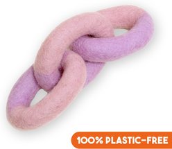 Awoo Link Felt Dog Tug Toy, Lilac, Large