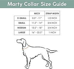 Awoo Marty Martingale Dog Collar, Mauve, Small: 11.5 to 14-in neck, 3/4-in wide slide 2 of 5