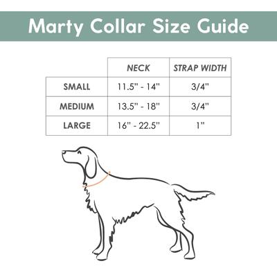 Show full view: Awoo Marty Martingale Dog Collar, Olive, Medium: 13.5 to 18-in neck, 3/4-in wide slide 4 of 10