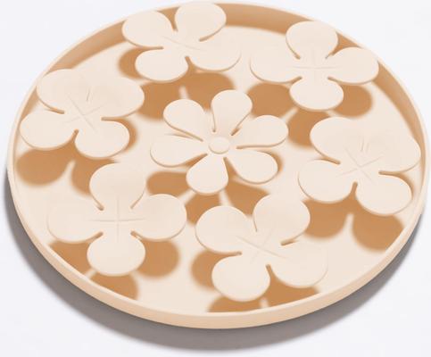 Show full view: Awoo Meadow Snuffle Mat Silicone Dog & Cat Lick Mat Slow Feeder, Almond slide 4 of 10