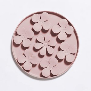 Awoo Meadow Snuffle Mat Silicone Dog & Cat Lick Mat Slow Feeder, Mauve