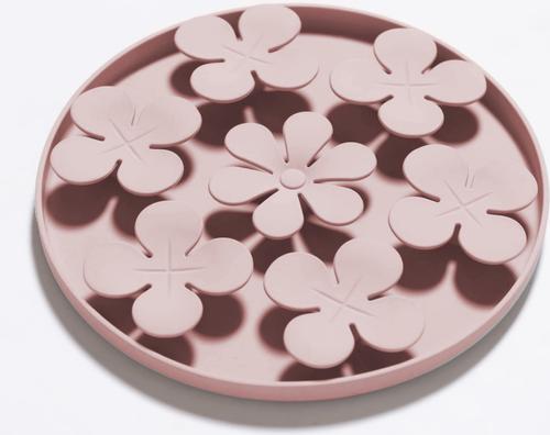 Show full view: Awoo Meadow Snuffle Mat Silicone Dog & Cat Lick Mat Slow Feeder, Mauve slide 4 of 10