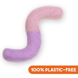 Awoo Noodle Felt Dog Tug Toy, Lilac