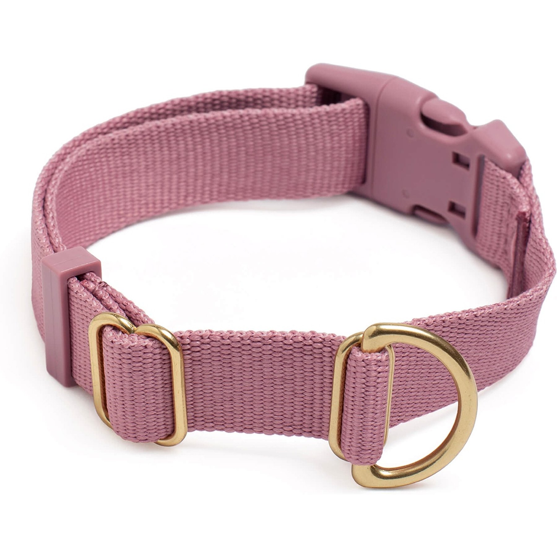 Awoo Pack Standard Dog Collar, Mauve, Large: 14 to 22-in neck, 1-in wide