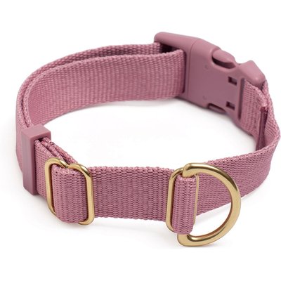 Awoo Awoo Pack Standard Dog Collar, Mauve, Large: 14 to 22-in neck, 1-in wide