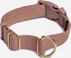 Awoo Pack Standard Dog Collar, Mocha, Medium: 12 to 19-in neck, 3/4-in wide