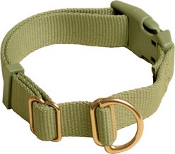 Awoo Pack Standard Dog Collar, Olive, Medium: 12 to 19-in neck, 3/4-in wide