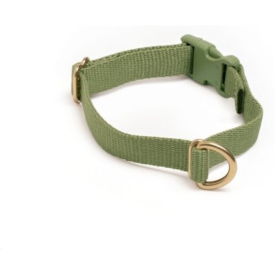 Awoo Awoo Pack Standard Dog Collar, Olive, X-Small