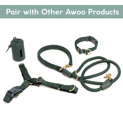 Show full view: Awoo Pack Standard Dog Collar, Pine, Medium: 12 to 19-in neck, 3/4-in wide slide 4 of 6