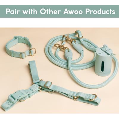 Show full view: Awoo Pack Standard Dog Collar, Slate, Large: 14 to 22-in neck, 1-in wide slide 9 of 10