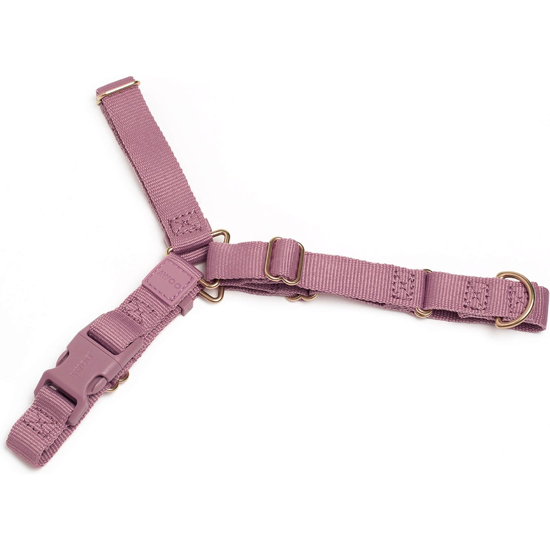 Awoo Roam No Pull Dog Harness, Mauve, X-Small: 11.5 to 16-in chest