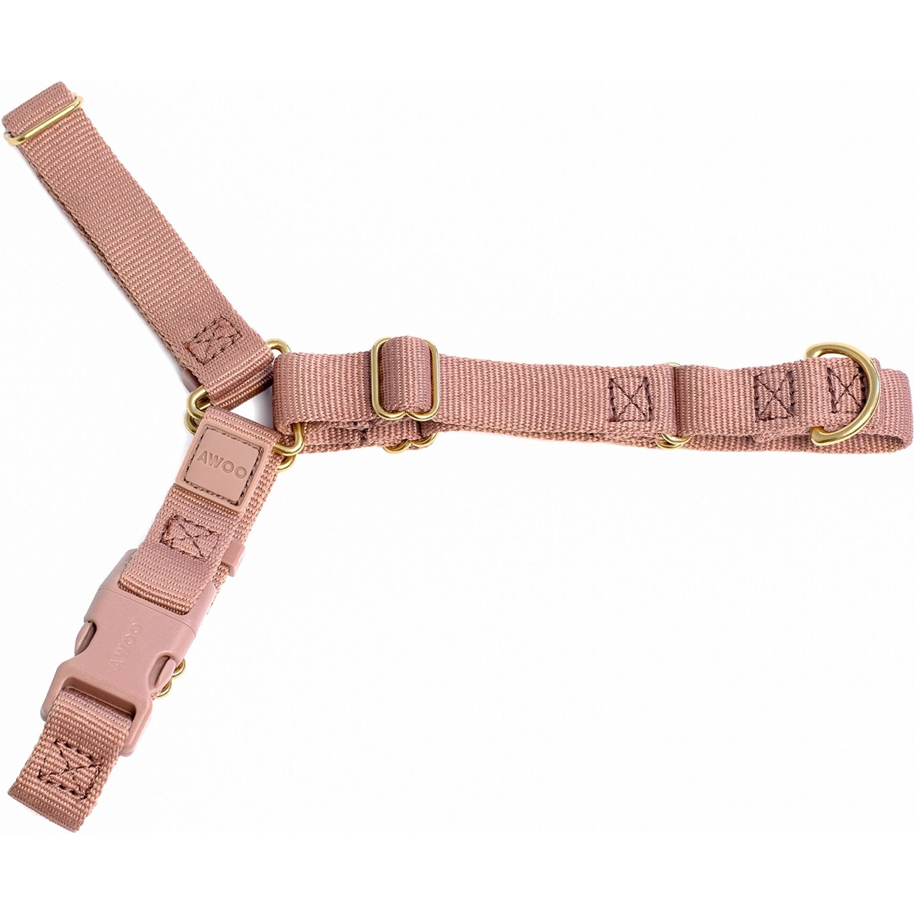 Awoo Roam No Pull Dog Harness, Mocha, Large: 26 to 40.5-in chest