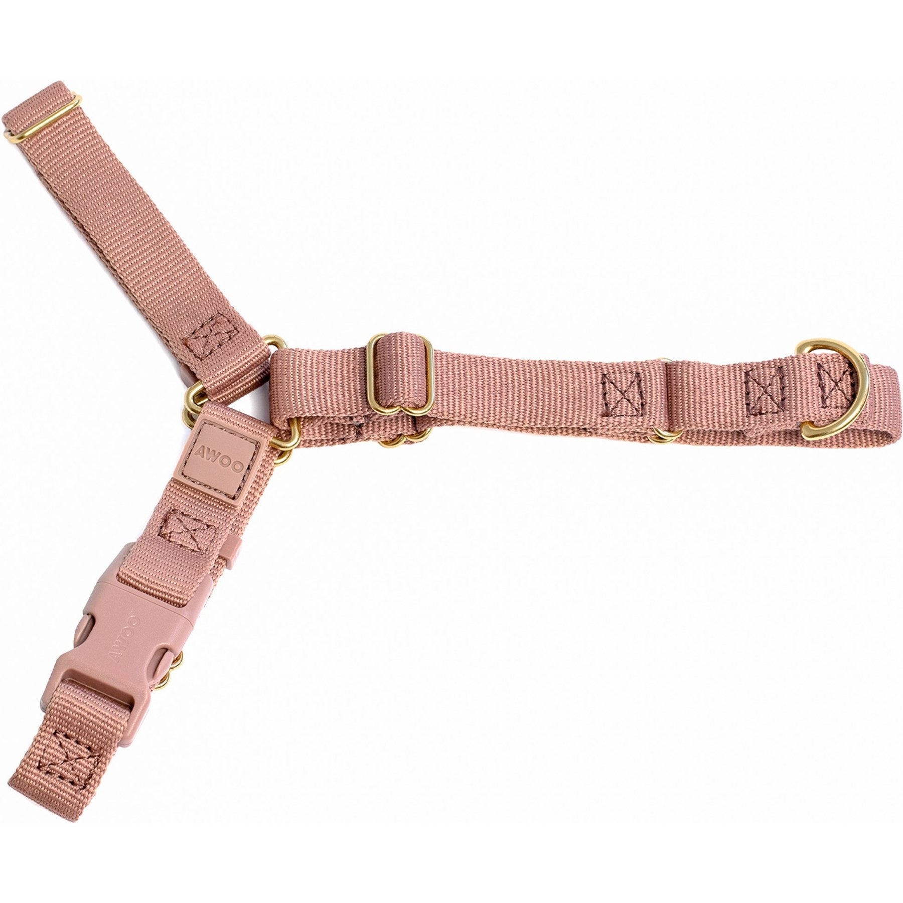 Awoo Roam No Pull Dog Harness, Mocha, Small: 16 to 24-in chest