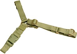 Awoo Roam No Pull Dog Harness, Olive, Medium: 18.5 to 29-in chest